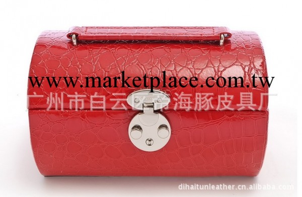 女士化妝盒,首飾盒,真皮收納盒,高檔化妝盒,圓的化妝盒工廠,批發,進口,代購