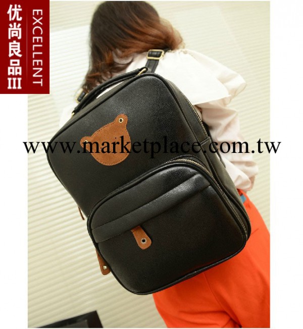 外貿香港韓國小熊背包小學生幼兒園雙肩書包大親子PU包女包批發工廠,批發,進口,代購