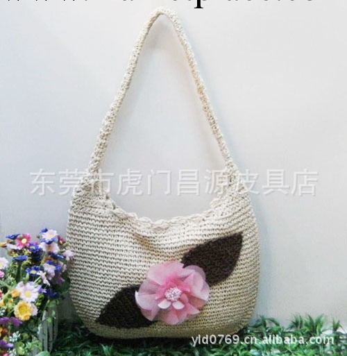 貿易 草編包 藤編包 森女包蝴蝶黏花 草編包工廠,批發,進口,代購