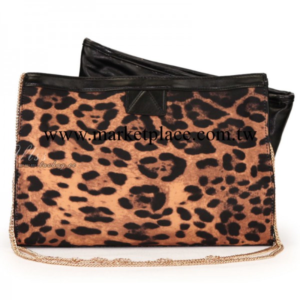 歐美明星同款復古包馬毛豹紋毛毛包手拿包手抓包單肩l鏈條包G0768工廠,批發,進口,代購