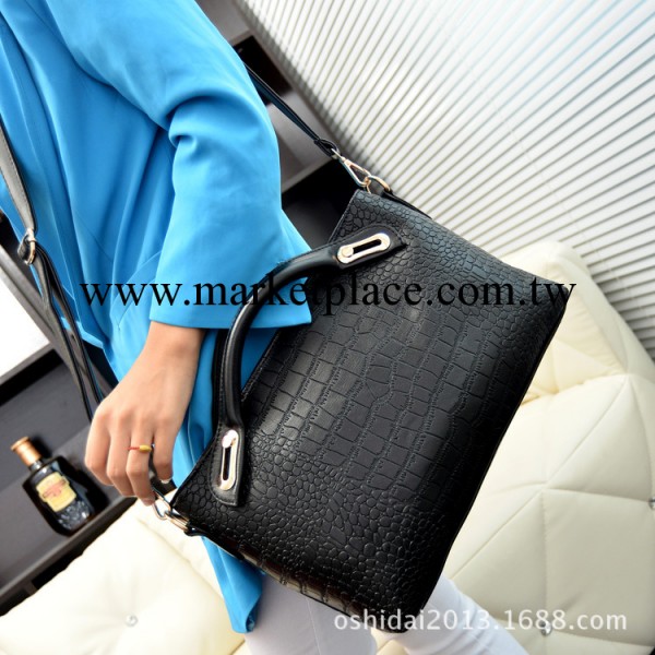 2013新款復古鱷魚紋女包潮 歐美時尚石頭紋手提包單肩斜挎包清倉工廠,批發,進口,代購