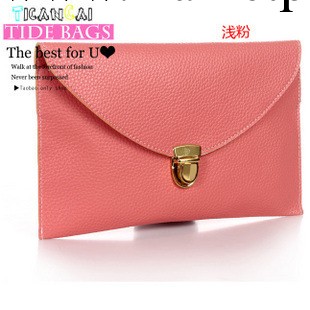 新款熱賣糖果多色復古時尚女士信封手拿包斜跨單肩PU包工廠,批發,進口,代購