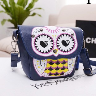 2013新款女包韓版潮流卡通貓頭鷹印花單肩斜挎包手拿包女士包包工廠,批發,進口,代購
