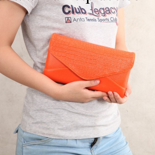 廠傢批發秋季新款手拿包時尚中長款錢包鱷魚紋雙層單肩包斜跨包包工廠,批發,進口,代購