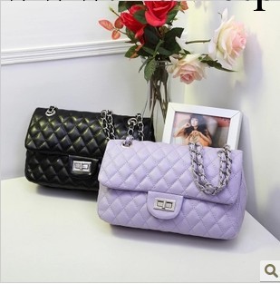 歐美2013春新款紫色菱格鏈條包單肩包包斜跨包小香包小號迷你女包工廠,批發,進口,代購