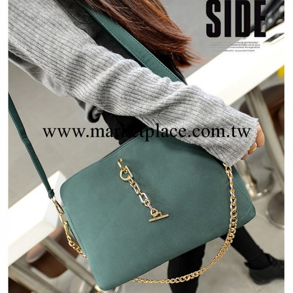 廠傢直銷新品韓版鏈條女包磨砂包時尚休閒單肩斜跨手提包大牌包工廠,批發,進口,代購