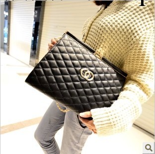 2013新款潮女包包韓版女士單肩菱格包包手拿單肩女包包ASBL055工廠,批發,進口,代購