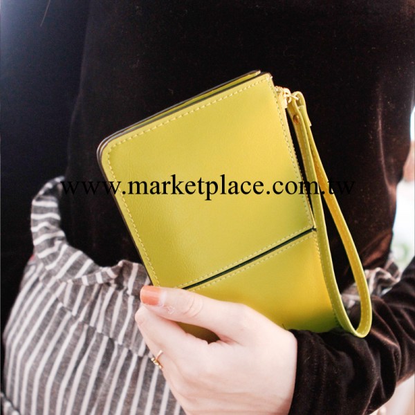 牛皮錢包 女新款韓版車線拉鏈長款女士錢包女式手拿包231工廠,批發,進口,代購