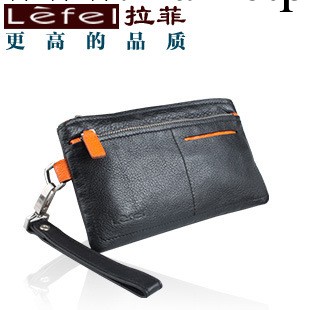 網店加盟男包真皮批發貼牌加工訂做時尚新款撞色全皮手拿包手抓包工廠,批發,進口,代購