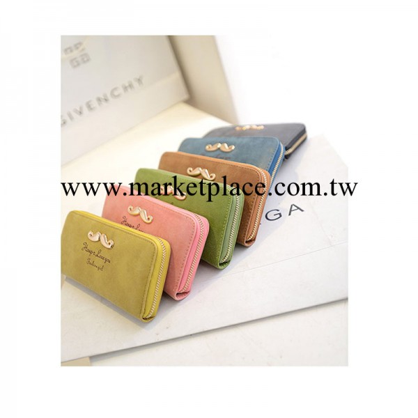 2014新款胡子手拿包磨砂皮錢包Q0011工廠,批發,進口,代購