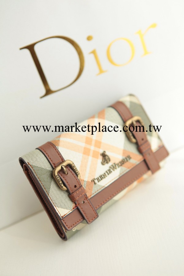 韓國官網同步2013秋冬新品熊熊皮帶扣個性復古零錢手拿包中款工廠,批發,進口,代購