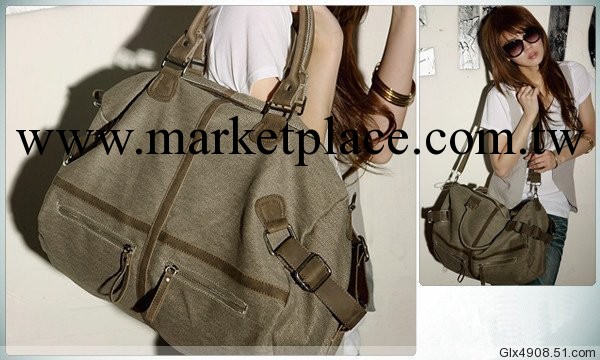 2013新款 批發1027韓版時尚三用I帆佈包包單肩斜挎包女包工廠,批發,進口,代購