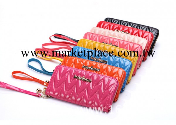 2013新款女士手拿包 繡花亮皮手拿包 可多色混批 女士錢包 女包工廠,批發,進口,代購