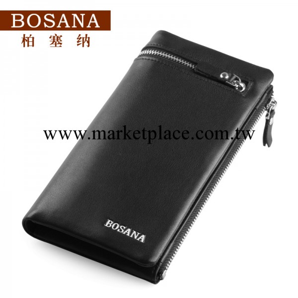 柏塞納 2013 新款 男士錢包 100%真皮手拿包 拉鏈錢夾 手機錢包工廠,批發,進口,代購