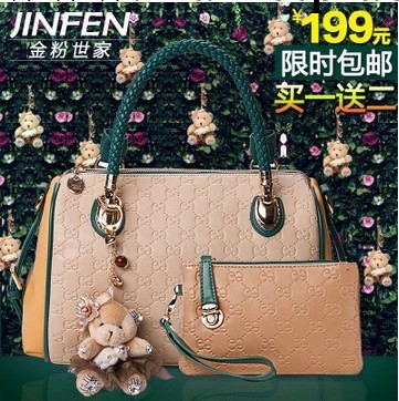 金粉世傢2014時尚女包品牌韓版新款潮流單肩包大手提包女士包工廠,批發,進口,代購