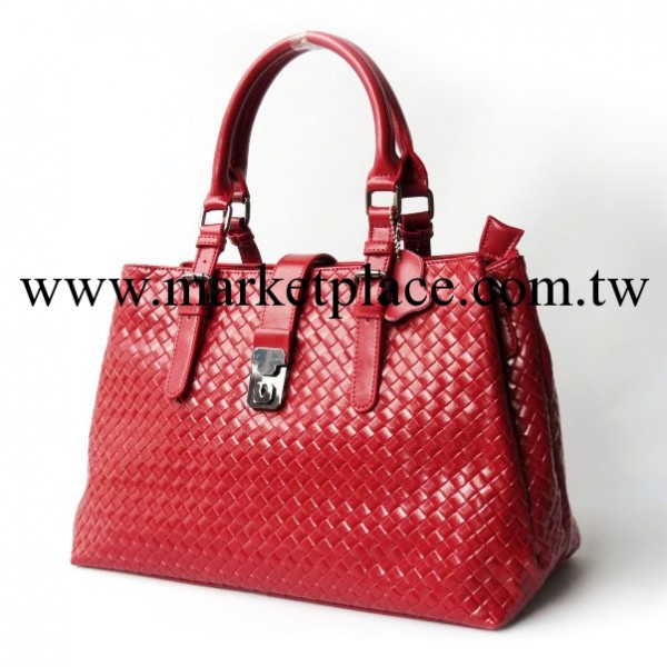 2013秋冬新款王菲同款歐美時尚休閒B&V壓紋編織真皮女包單肩大包工廠,批發,進口,代購