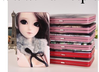 藍公主正品 2013新品上市韓版時尚錢包纖維皮流行手拿包美女圖工廠,批發,進口,代購