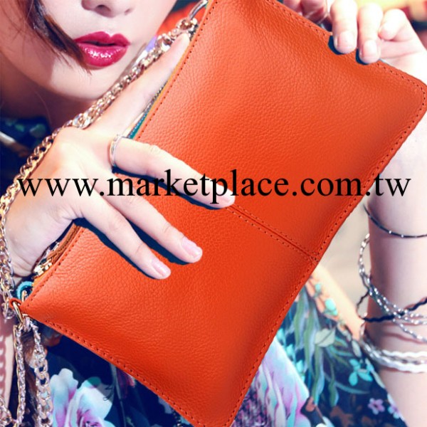 100%牛皮！真皮大牌歐美范百搭簡約小包包 單肩包 手拿包77工廠,批發,進口,代購