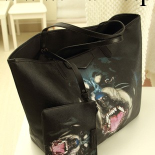 歐美大牌惡犬狗頭包印花手提單肩女包潮 手拿包 女包批發工廠,批發,進口,代購