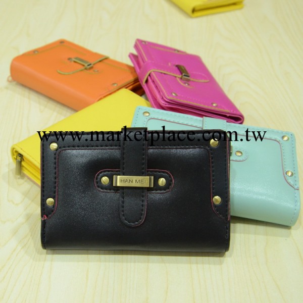 Z913女士錢包批發2013春季韓版時尚錢包錢夾卡片夾復古糖果手拿包工廠,批發,進口,代購
