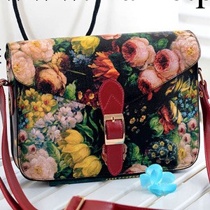 一件代發韓版春夏季新品女包張娜拉同款油畫包單肩包 特價促銷工廠,批發,進口,代購