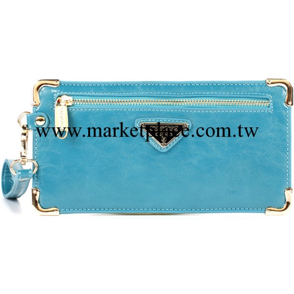 秋冬新款皇冠女士錢包長款 韓版時尚拉鏈手拿包潮流女包低價批發工廠,批發,進口,代購