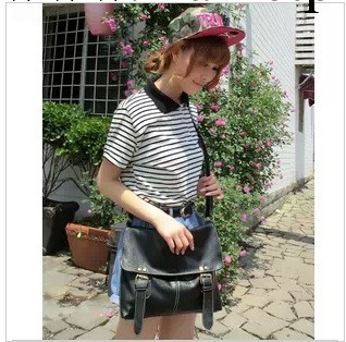 【TUBABI】韓國代購同款女包百搭休閒黑色斜挎包一件代發工廠,批發,進口,代購