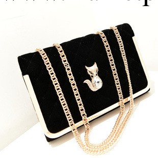 2013新款女包批發斜挎鏈條包包定型菱格包大牌繡線菱格單肩手拿包工廠,批發,進口,代購