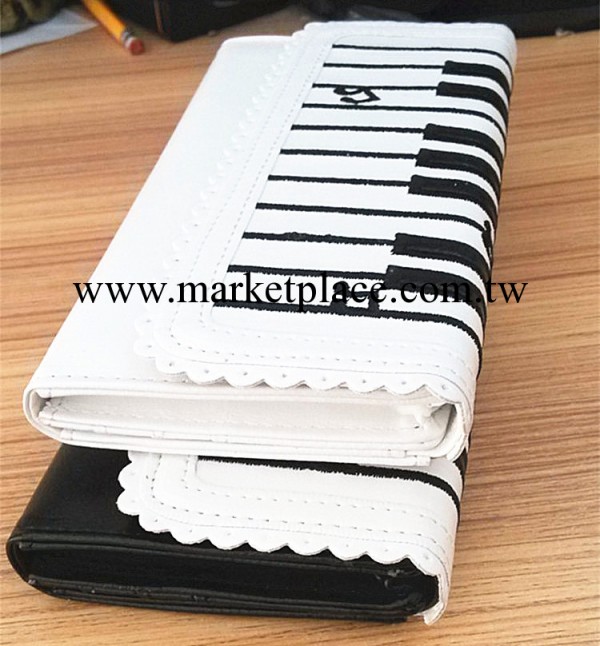 長款鋼琴鍵錢包外貿錢包卡包廣州批發廠傢多功能手拿包A105工廠,批發,進口,代購