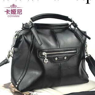 1314歐美潮大牌復古真牛皮手提單肩斜跨 殺手包新款女包批發包袋工廠,批發,進口,代購