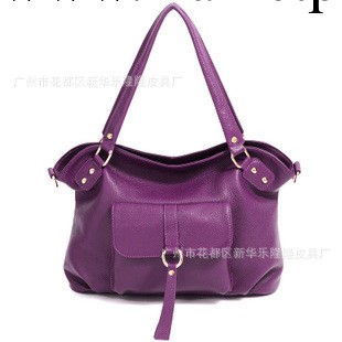 歐美2012秋冬新款時尚休閒真皮女包OL職業單肩斜挎包百搭牛皮大包工廠,批發,進口,代購