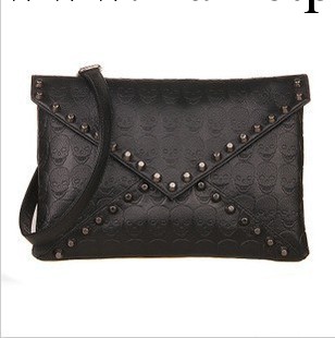 可混批 信封街頭潮包自主品牌廠傢直銷 壓花包 女士手拿包 骷髏女工廠,批發,進口,代購