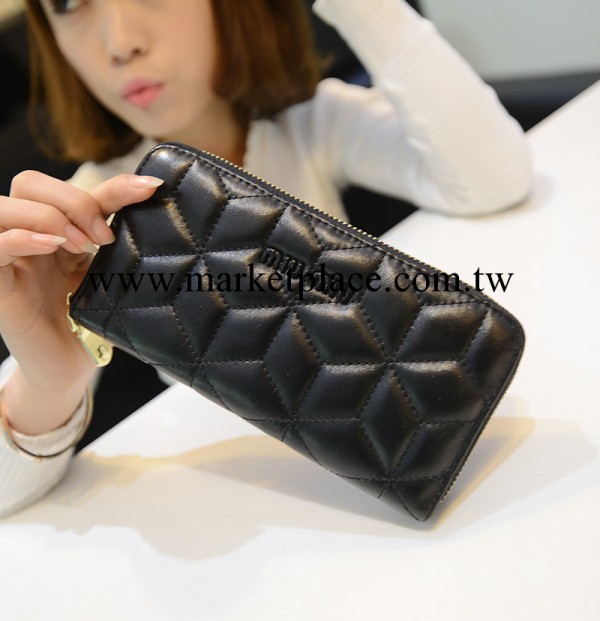 手拿包女2013新款漆皮黑紅色時尚菱格鏈條單肩斜跨兩用小包女士包工廠,批發,進口,代購