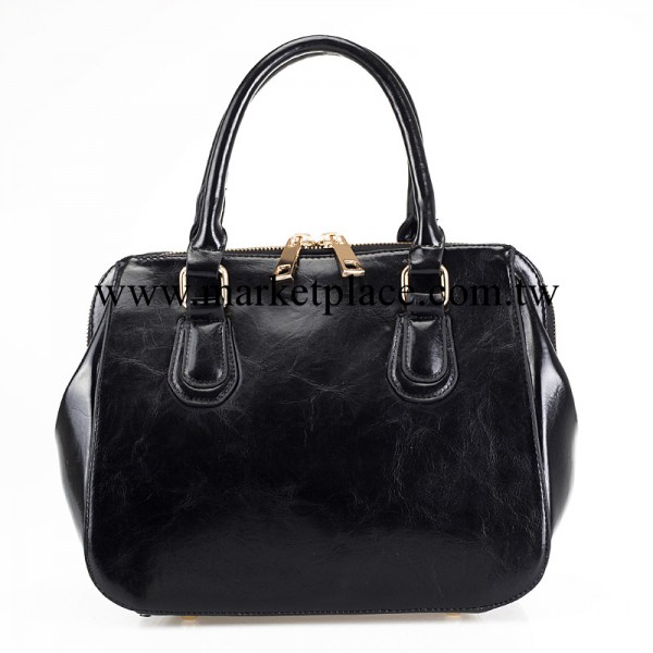 新款復古油臘皮 女式牛皮單肩斜跨手提包 休閒百搭PU皮手提女包工廠,批發,進口,代購