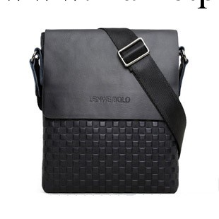 廠傢直銷 男包 牛皮單肩包男真皮包商務休閒斜挎棋盤格包包工廠,批發,進口,代購