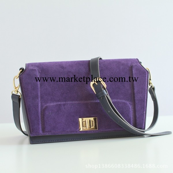 歐時力代工個性凸起單肩手拿磨砂皮真牛皮頂級品質半島綠精品女包工廠,批發,進口,代購