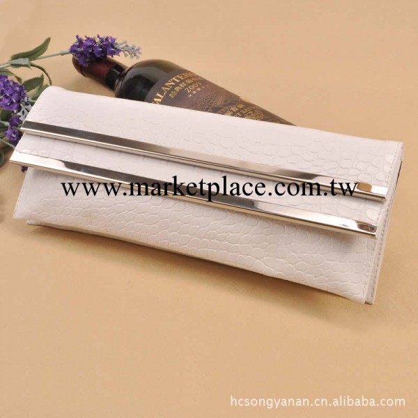 2014春季新款女包 白色手拿包 單肩斜挎小包包 雙包蓋 雙口袋工廠,批發,進口,代購