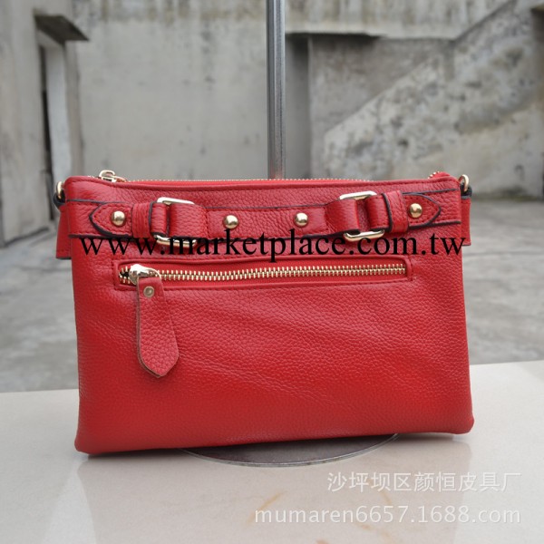 全頭層牛皮機車包真皮斜挎包手拿包小型韓版時尚女包T318工廠,批發,進口,代購