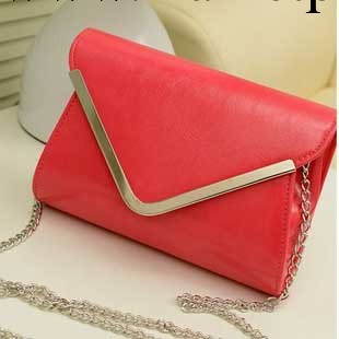 2014新款韓版寶藍色信封包手拿包白歐美女士單肩鏈條手抓包潮女包工廠,批發,進口,代購