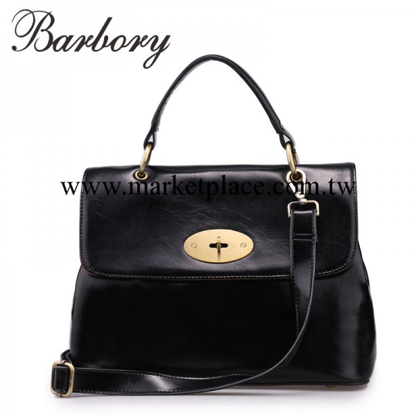 新款油臘牛皮女包 單肩斜跨手提包包 廣州真皮女包廠傢批發5015工廠,批發,進口,代購