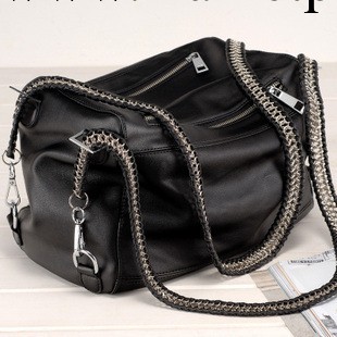 H1128 新款女包 潮味十足 簡約鏈條包 鉚釘單肩包 廣州手提包批發工廠,批發,進口,代購