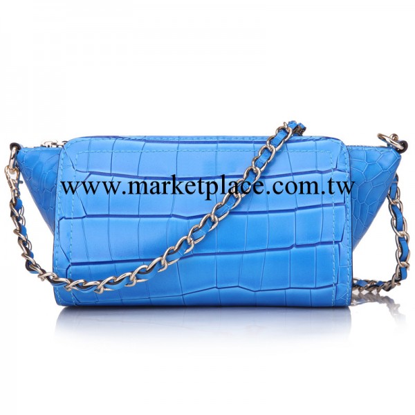 2014真皮女包 鱷魚紋時尚潮流單肩女包 斜挎鏈條包手拿包女士包工廠,批發,進口,代購