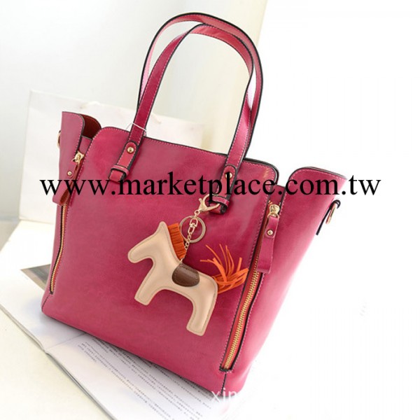 歐美高端真皮女包大牌明星牛皮子母單肩手提大包袋包馬年吉祥物包工廠,批發,進口,代購