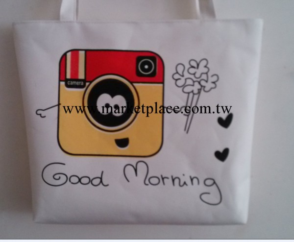 女包批發爆款帆佈包卡通印花環保包包單肩時尚休閒包來圖定做工廠,批發,進口,代購