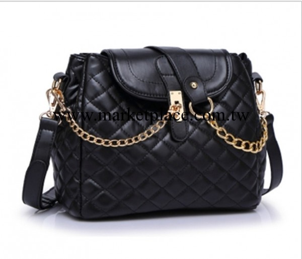 2014四季新款水桶包時尚女士韓版菱格鏈條女包手提單肩斜挎包批發工廠,批發,進口,代購