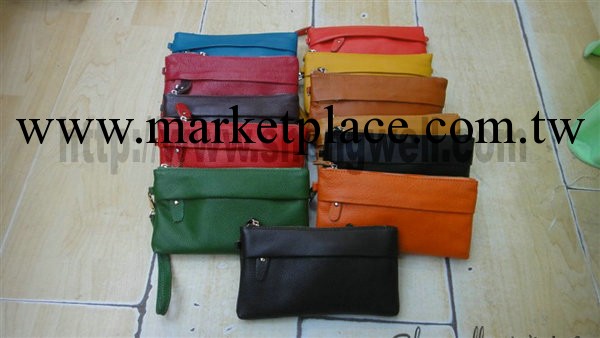 [現貨批發]  真皮女士錢包/多色女手拿包/拉鏈零錢包/手機包 168工廠,批發,進口,代購