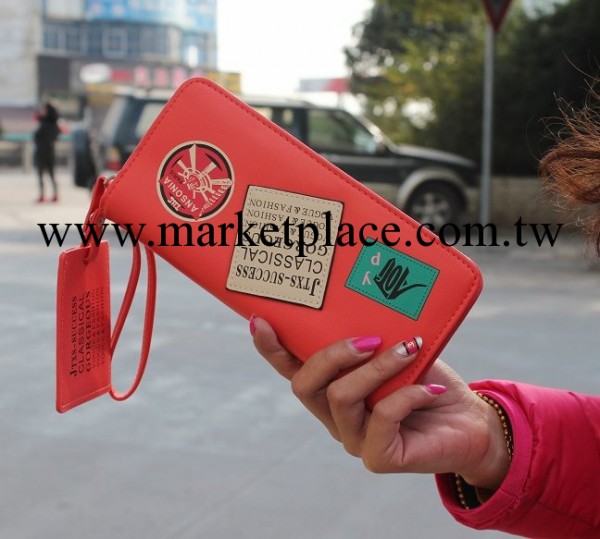 2014韓版新款 英倫學院風可愛學生錢夾 手拿包手拎女士長款錢包潮工廠,批發,進口,代購