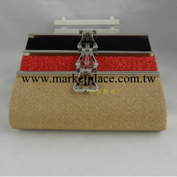 鐵夾包 亮粉夾子包 鏈條女包 女士手提包 胡蘆包 女包工廠,批發,進口,代購