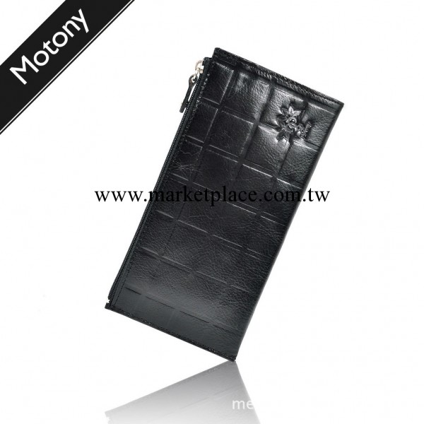 Motony 2012新款油蠟牛皮手拿包 零錢包 橫款錢夾 女錢包 072503工廠,批發,進口,代購