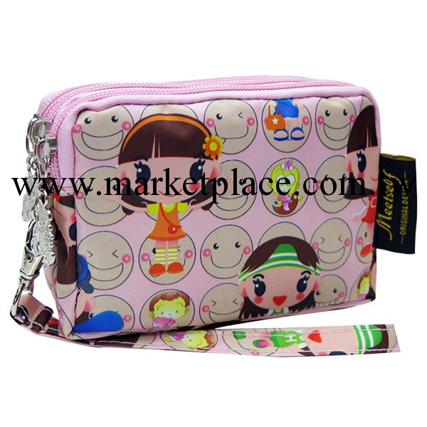 淘寶代發 原宿零錢包 力士保手包 韓版3拉鏈零錢包 實用包603工廠,批發,進口,代購